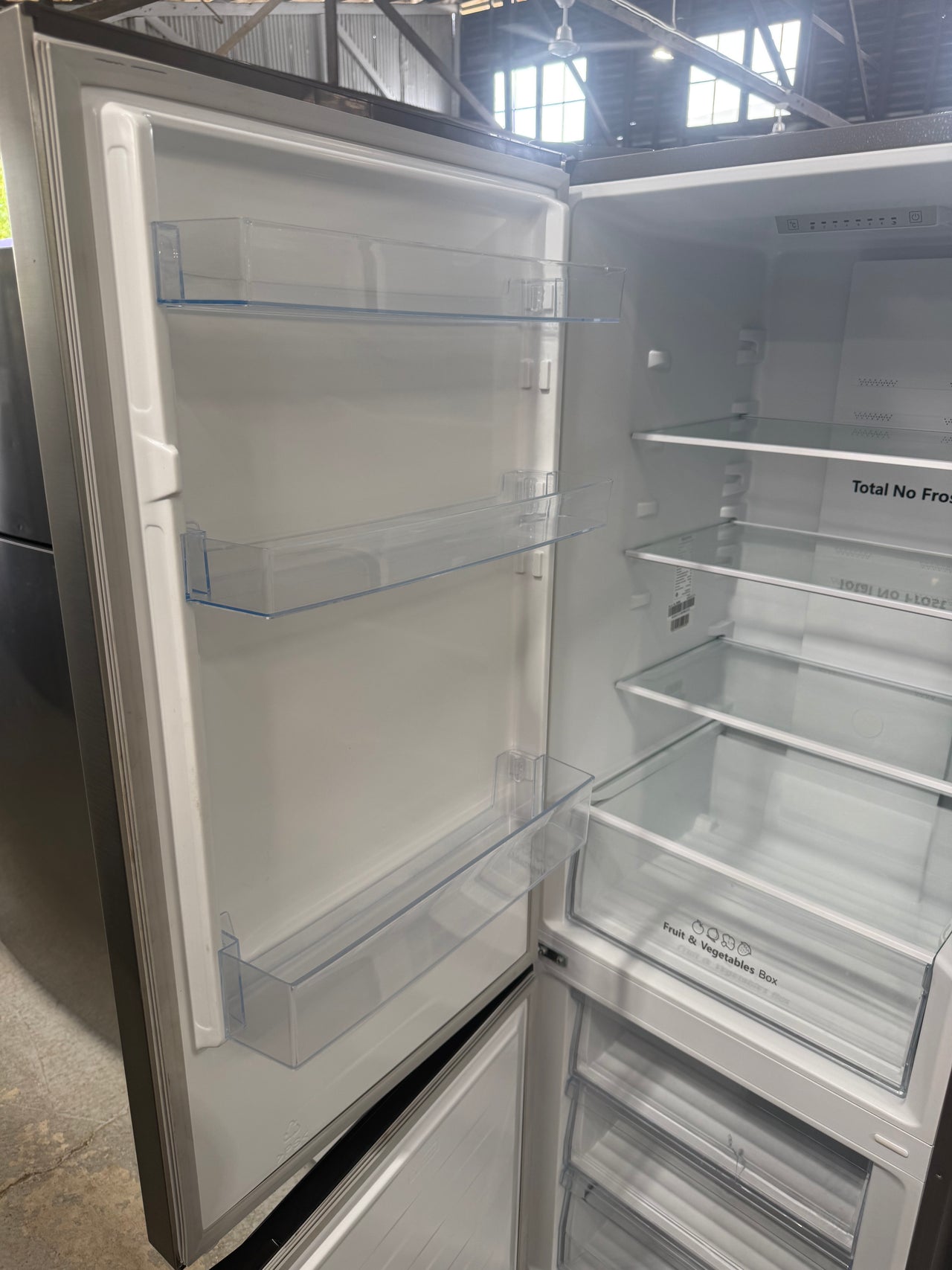 Factory second Hisense 292L Bottom Mount Frost Free Refrigerator — HRBM292S - Second Hand Appliances Geebung