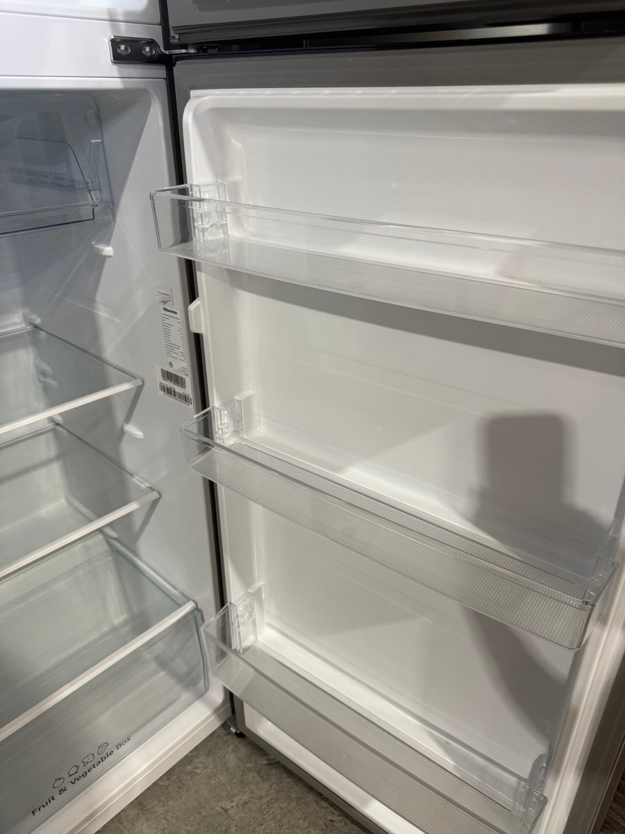 Factory second Hisense 326L Top-Mount Refrigerator – Stainless Steel  Model: HRTF326S - Second Hand Appliances Geebung