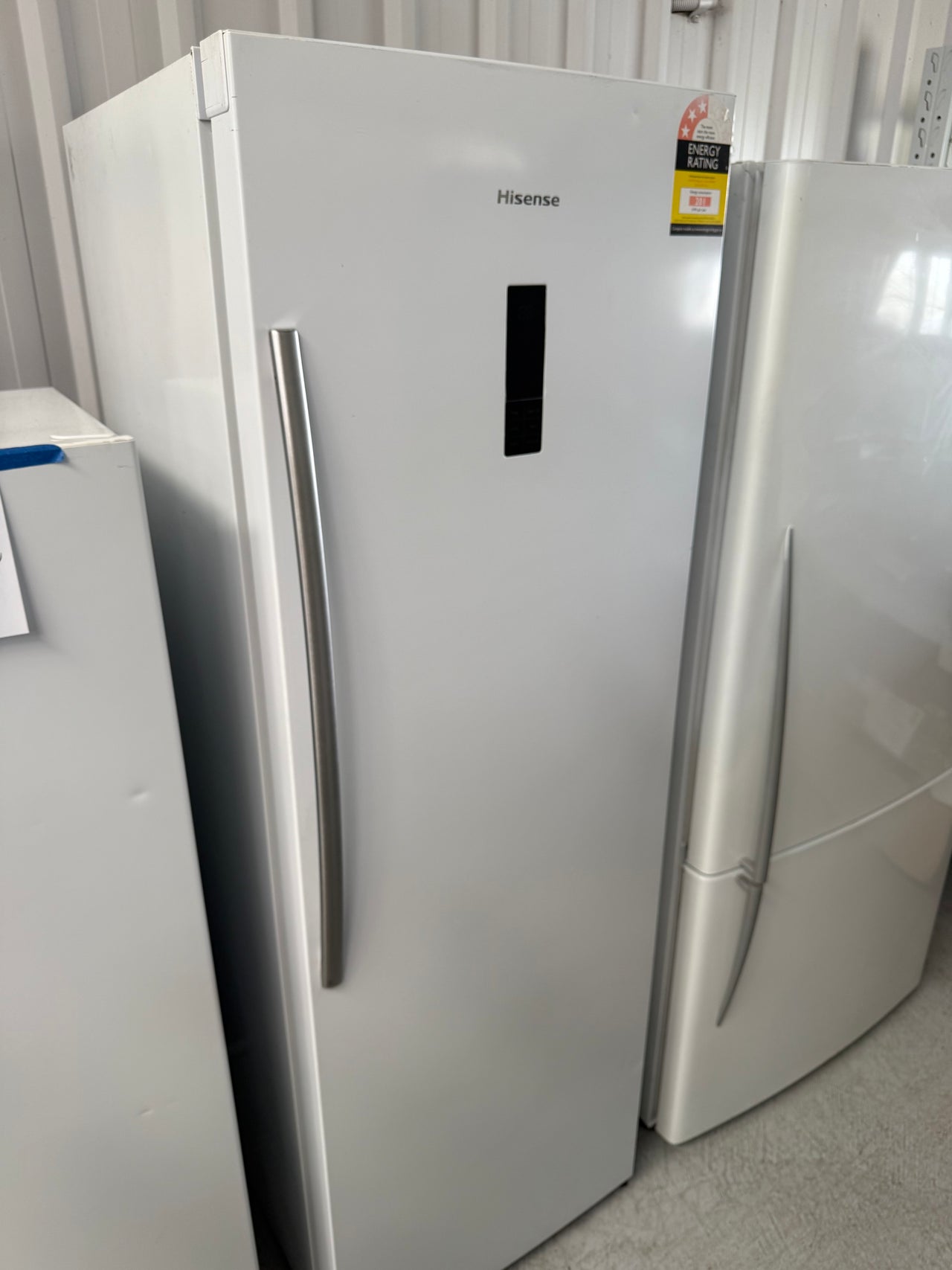 Factory second Hisense 328l vertical fridge HRAF328 - Second Hand Appliances Geebung
