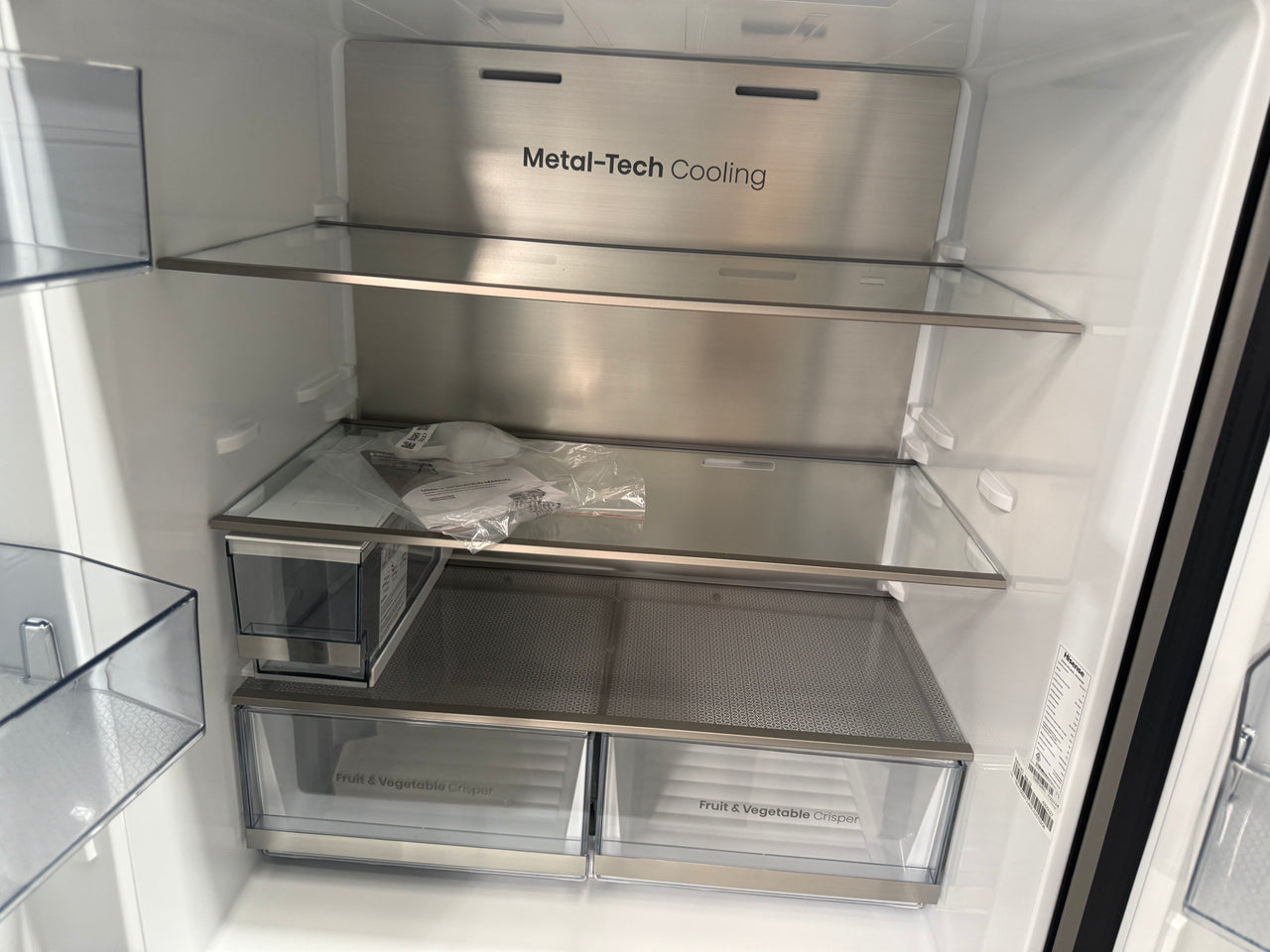 Factory second Hisense 483L French Door Refrigerator HRCD483TBW - Second Hand Appliances Geebung