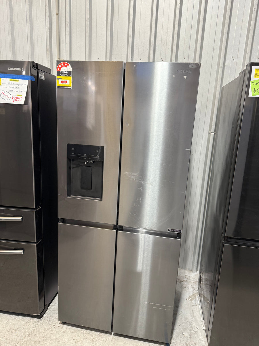 Factory second Hisense 483L French Door Refrigerator HRCD483TBW - Second Hand Appliances Geebung