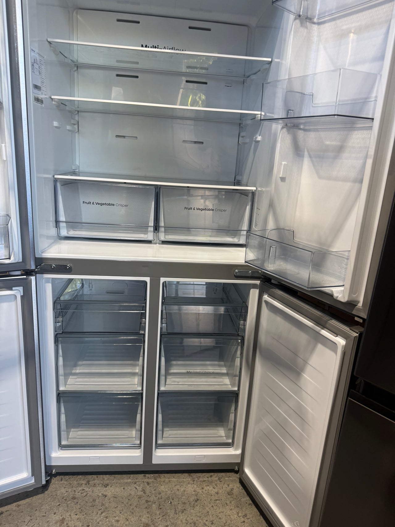 Factory second Hisense 483L French Door Refrigerator HRCD483TS - Second Hand Appliances Geebung