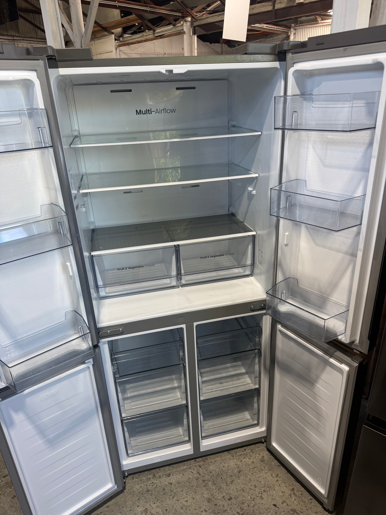 Factory second Hisense 483L French Door Refrigerator HRCD483TS - Second Hand Appliances Geebung