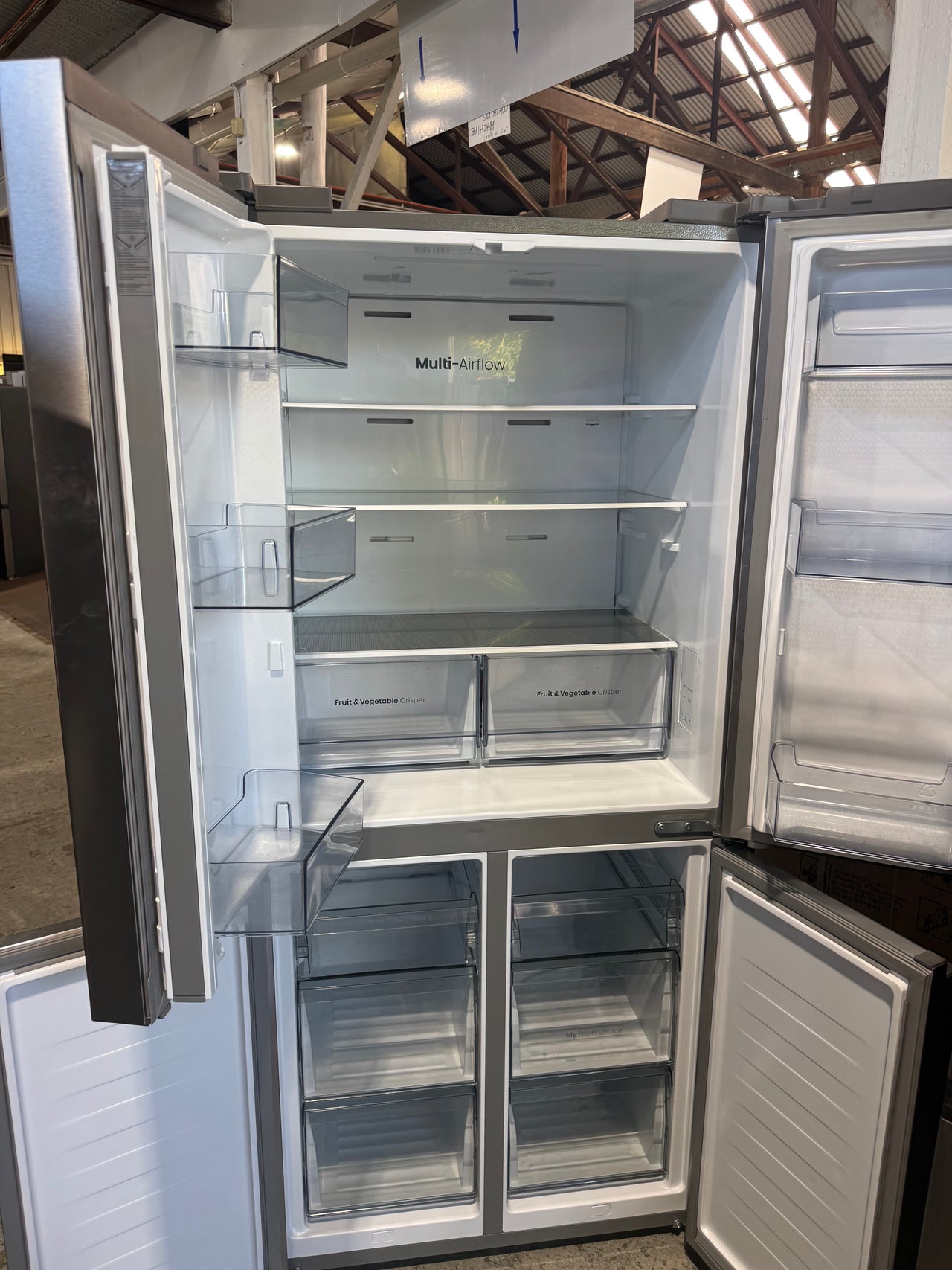 Factory second Hisense 483L French Door Refrigerator HRCD483TS - Second Hand Appliances Geebung