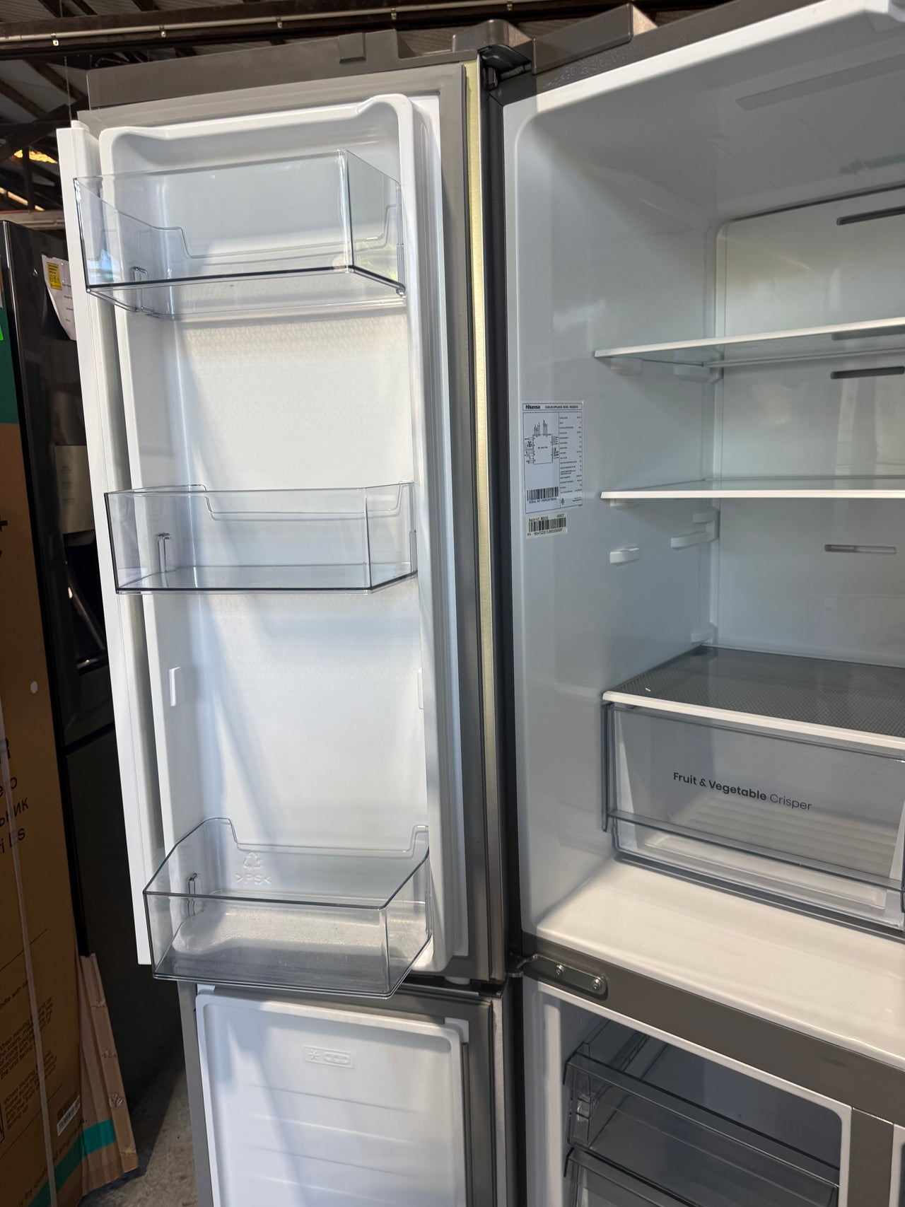 Factory second Hisense 483L French Door Refrigerator HRCD483TS - Second Hand Appliances Geebung