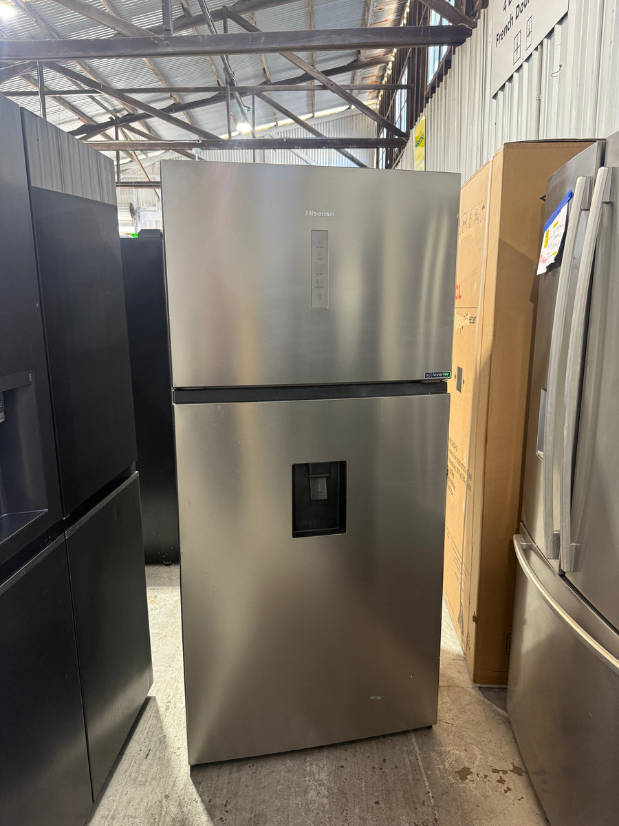 Factory second Hisense 496L Top Mount refrigerator HRTF496SW - Second Hand Appliances Geebung