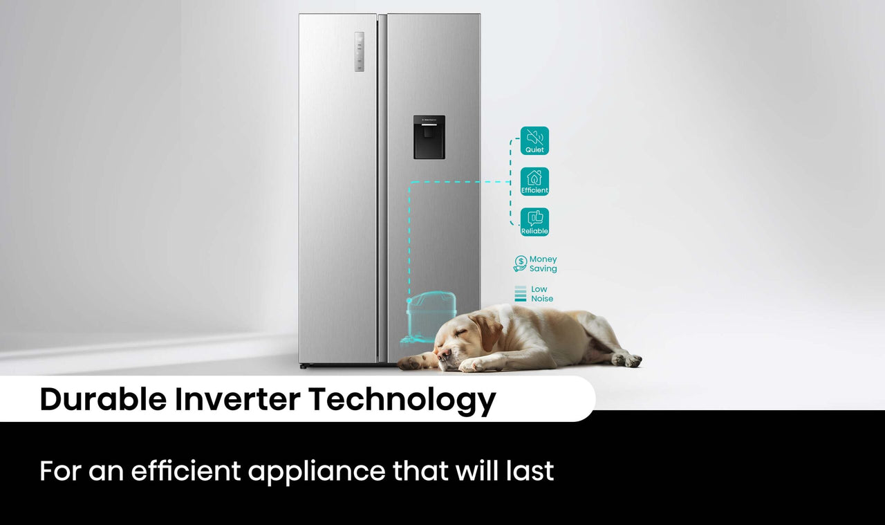 Factory second Hisense 541L Side-by-Side Refrigerator – HRSBS540SW - Second Hand Appliances Geebung