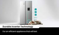 Thumbnail for Factory second Hisense 541L Side-by-Side Refrigerator – HRSBS540SW - Second Hand Appliances Geebung
