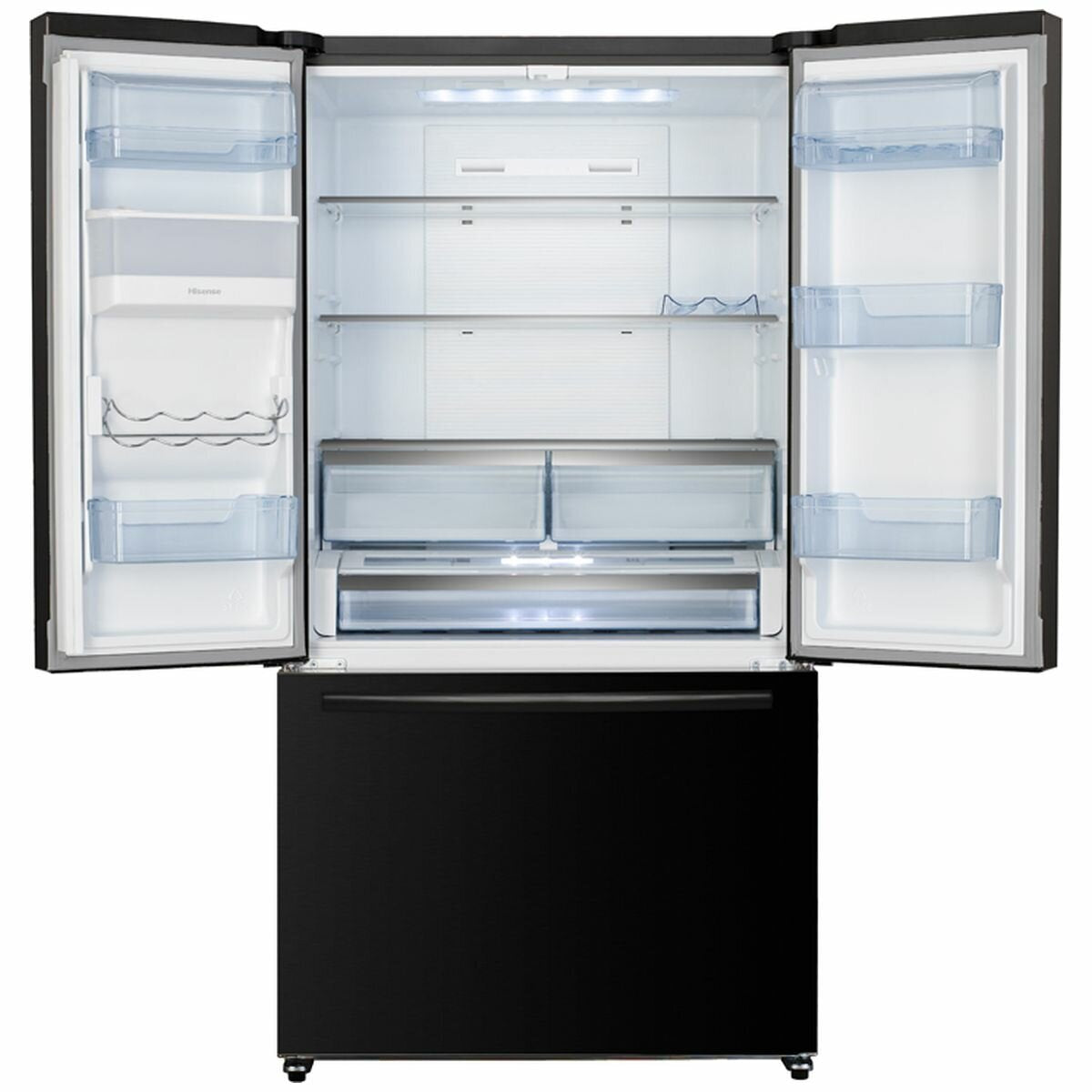 Buy Factory second Hisense 577L French Door Fridge – Black Steel  Model: HRFD577B |  | [product_variant] | Second Hand Appliances Geebung Brisbane
