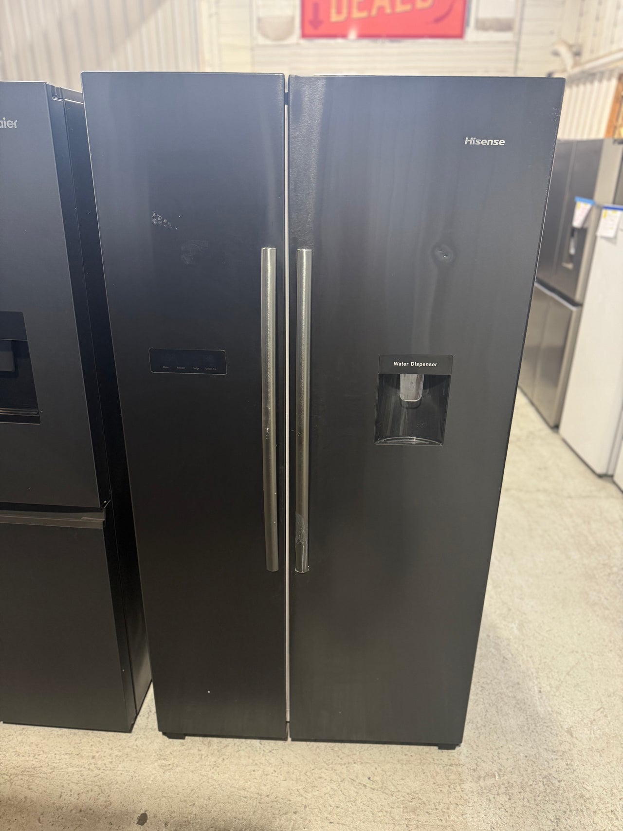 Buy Factory second Hisense 578 L Side-by-Side Refrigerator – Black Steel (HRSBS578BW) |  | [product_variant] | Second Hand Appliances Geebung Brisbane