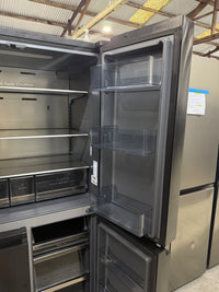 Thumbnail for Factory second Hisense 585L French Door Fridge Black Steel with Dark Interior HRCD585BWB - Second Hand Appliances Geebung