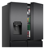 Thumbnail for Factory second Hisense 585L PureFlat Eclipse Refrigerator Dark Stainless Steel HRCD586TBWB - Second Hand Appliances Geebung