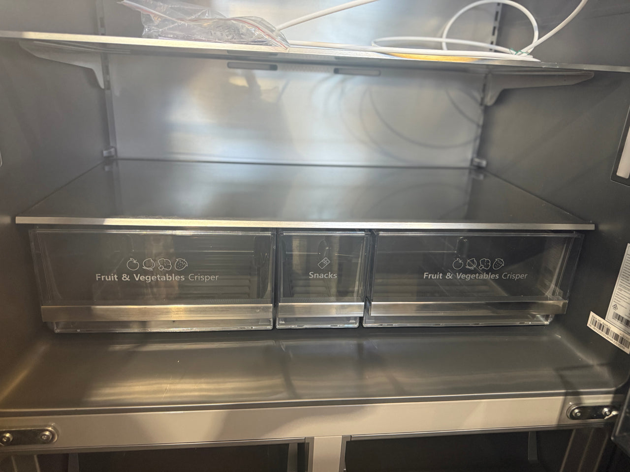 Factory second Hisense 585L PureFlat Eclipse Refrigerator Dark Stainless Steel HRCD586TBWB - Second Hand Appliances Geebung