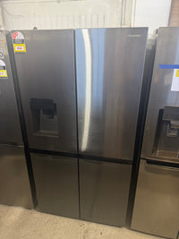Thumbnail for Factory second Hisense 585L PureFlat Eclipse Refrigerator Dark Stainless Steel HRCD586TBWB - Second Hand Appliances Geebung