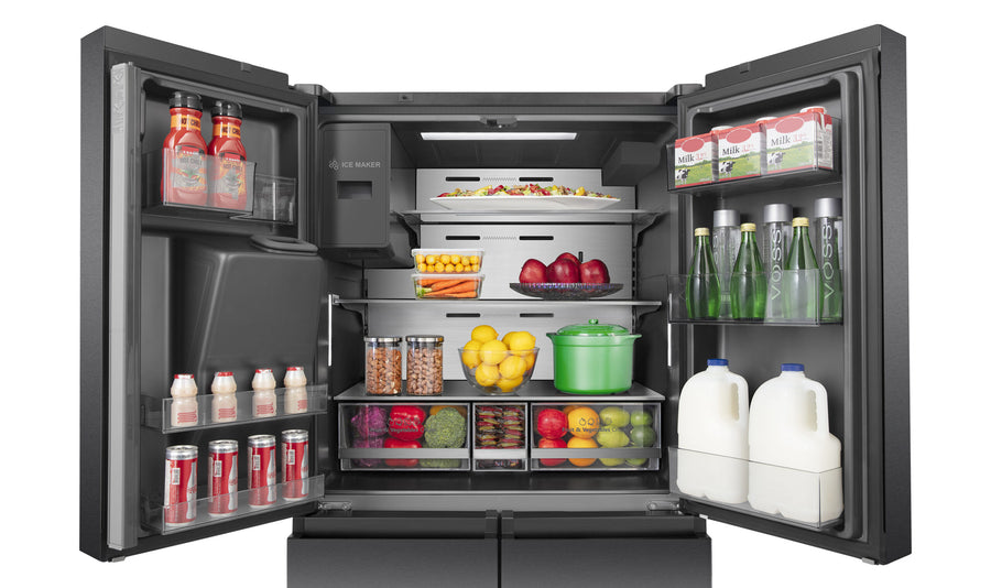 Factory second Hisense 585L PureFlat Eclipse Refrigerator Dark Stainless Steel HRCD586TBWB - Second Hand Appliances Geebung