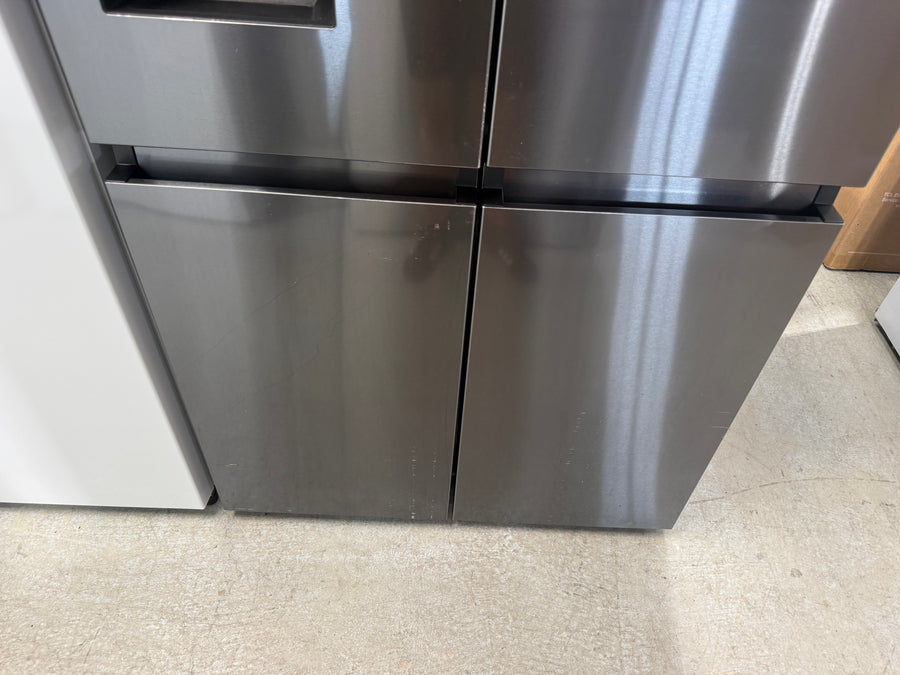 Factory second Hisense 585L PureFlat Eclipse Refrigerator Dark Stainless Steel HRCD586TBWB - Second Hand Appliances Geebung