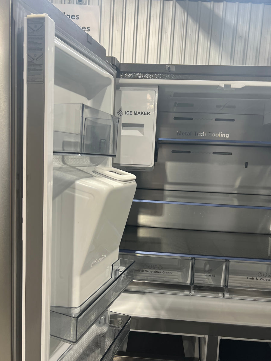 Factory second Hisense 585L PureFlat French Door Fridge HRCD650SW - Second Hand Appliances Geebung