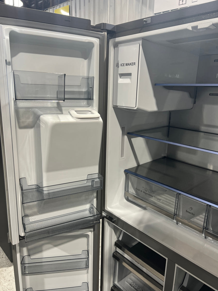 Factory second Hisense 585L PureFlat French Door Fridge HRCD650SW - Second Hand Appliances Geebung