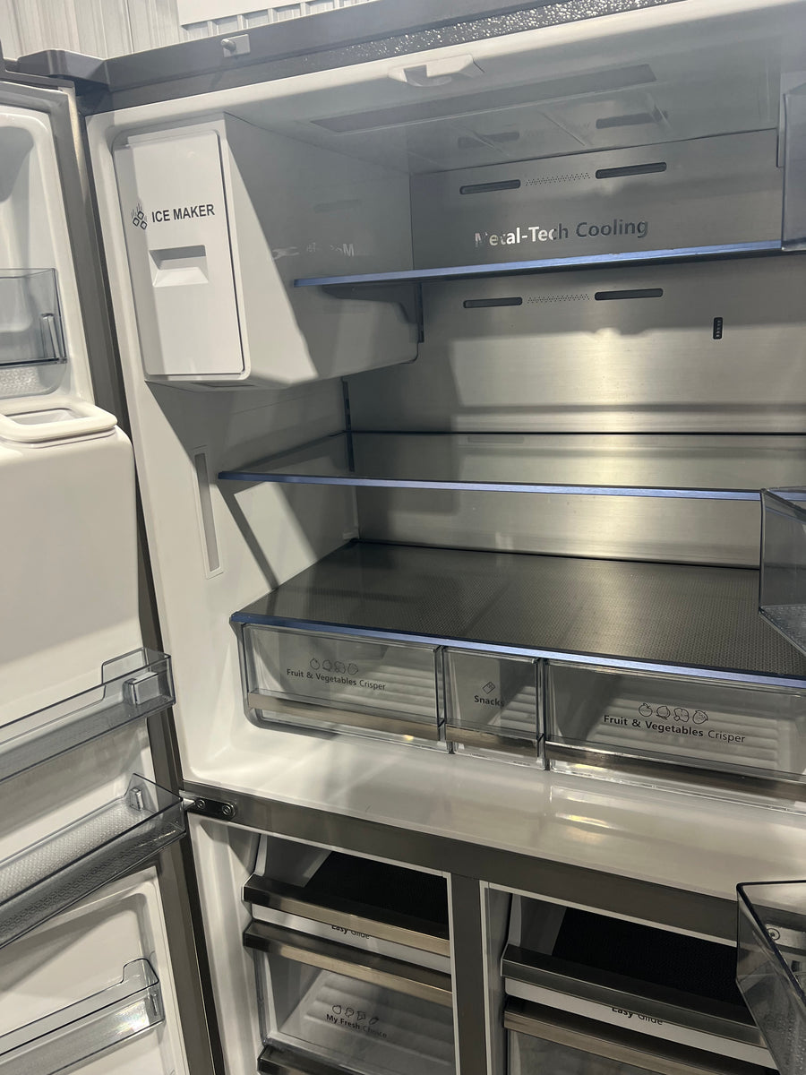 Factory second Hisense 585L PureFlat French Door Fridge HRCD650SW - Second Hand Appliances Geebung