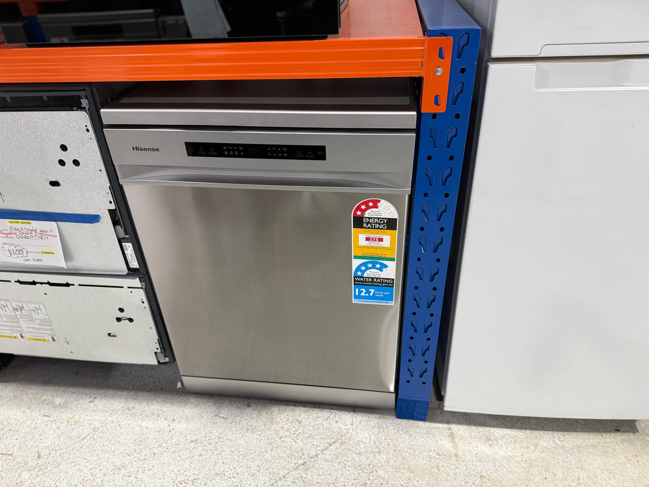 Factory second Hisense 60cm Freestanding Dishwasher Model:HSCE14FS - Second Hand Appliances Geebung