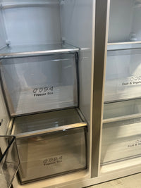 Thumbnail for Factory second Hisense 632L Side By Side Refrigerator Model: HRSBS632BW with non-plumbed ice and water dispenser - Second Hand Appliances Geebung