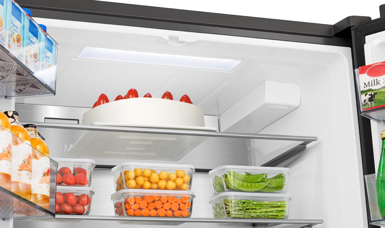 Factory second Hisense 634 L PureFlat™ French Door Refrigerator – HRFD634BW (Dark Stainless Steel) - Second Hand Appliances Geebung