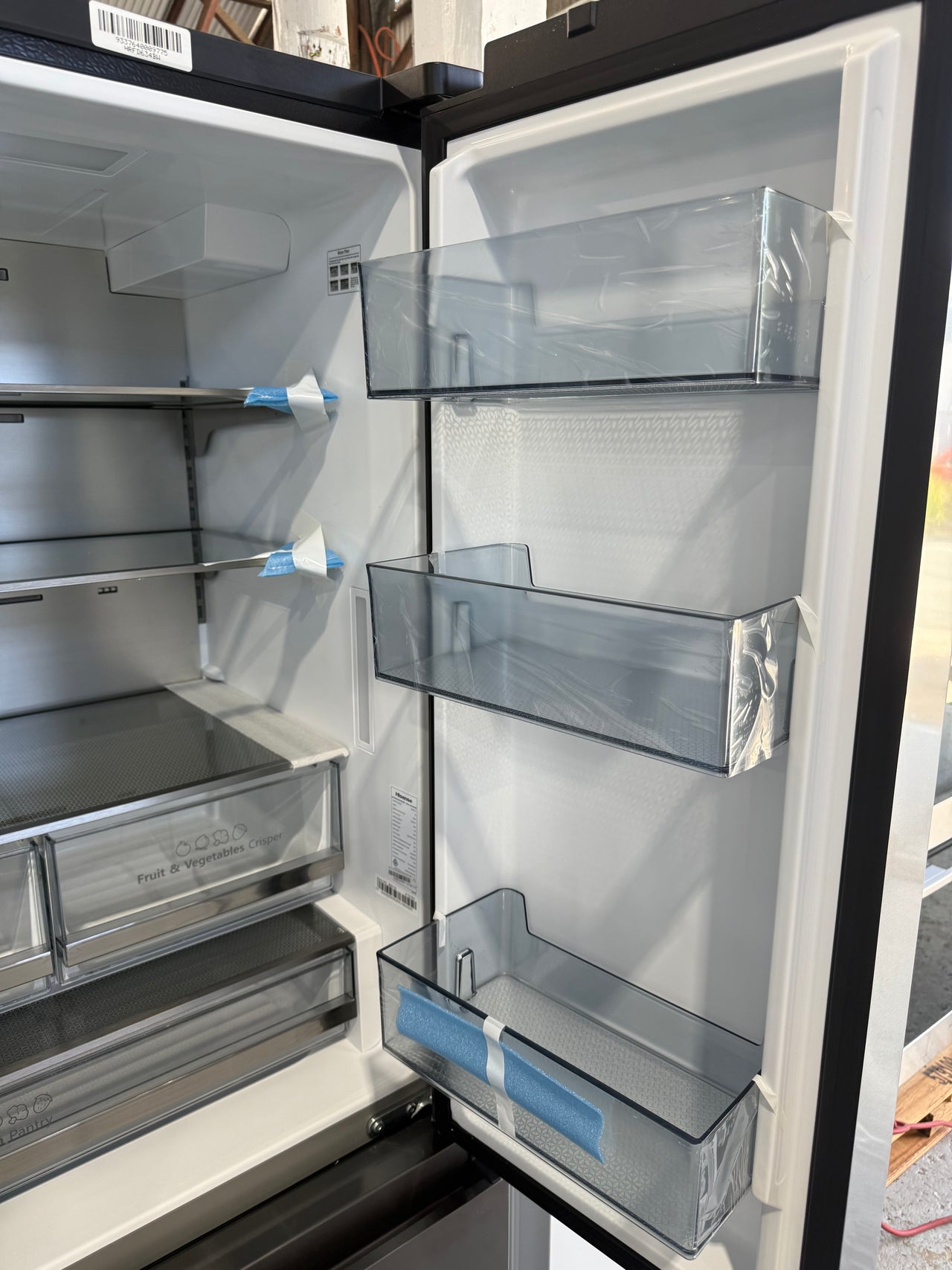 Factory second Hisense 634L French Door Refrigerator  Model: HRFD634BW - Second Hand Appliances Geebung