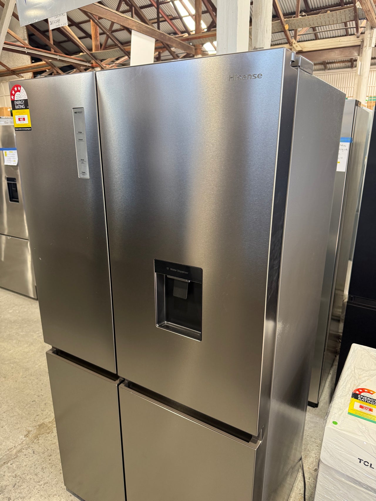 Factory second Hisense 649L Side By Side Refrigerator HRSBS649SW - Second Hand Appliances Geebung