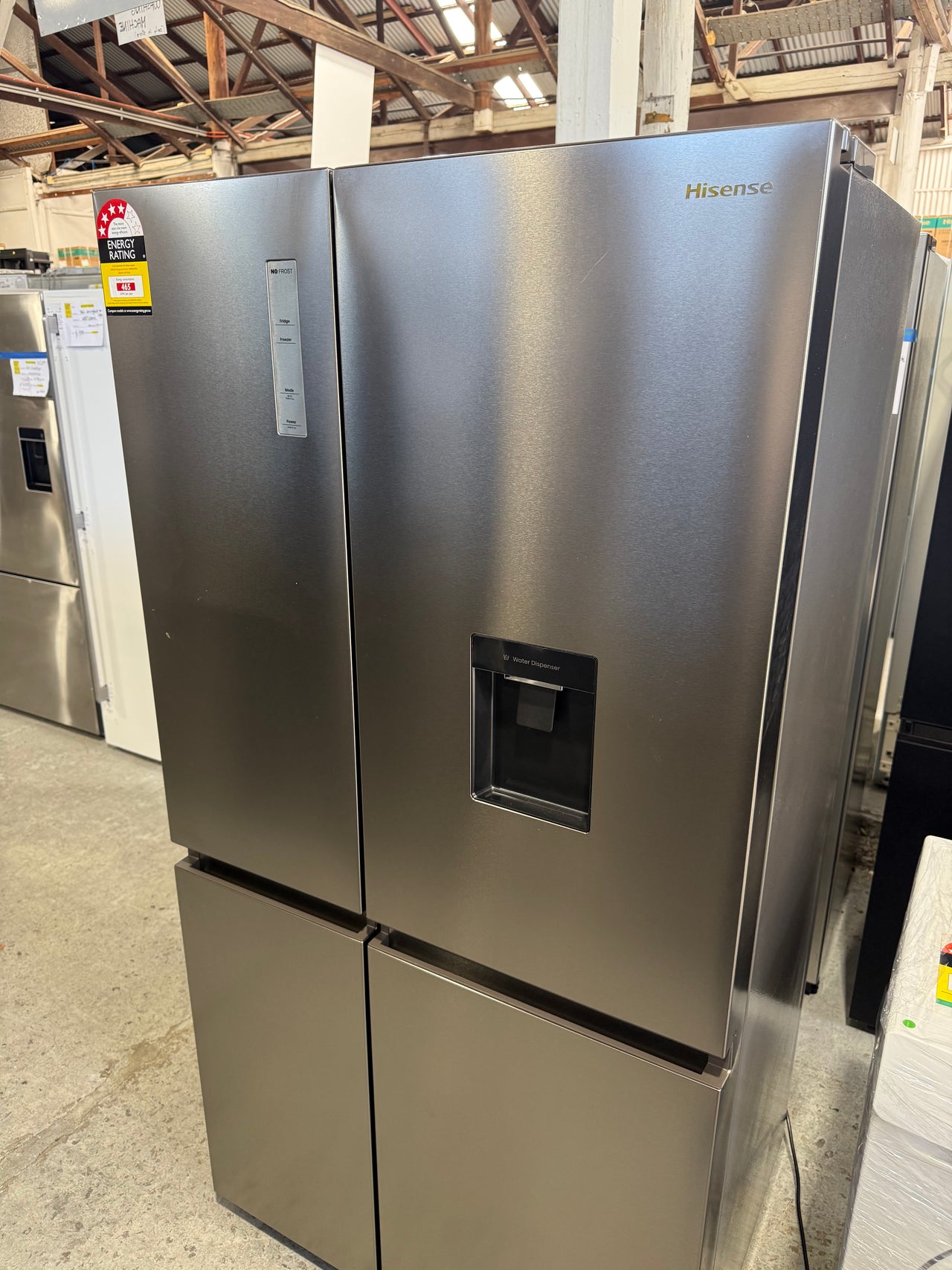 Factory second Hisense 649L Side By Side Refrigerator HRSBS649SW - Second Hand Appliances Geebung