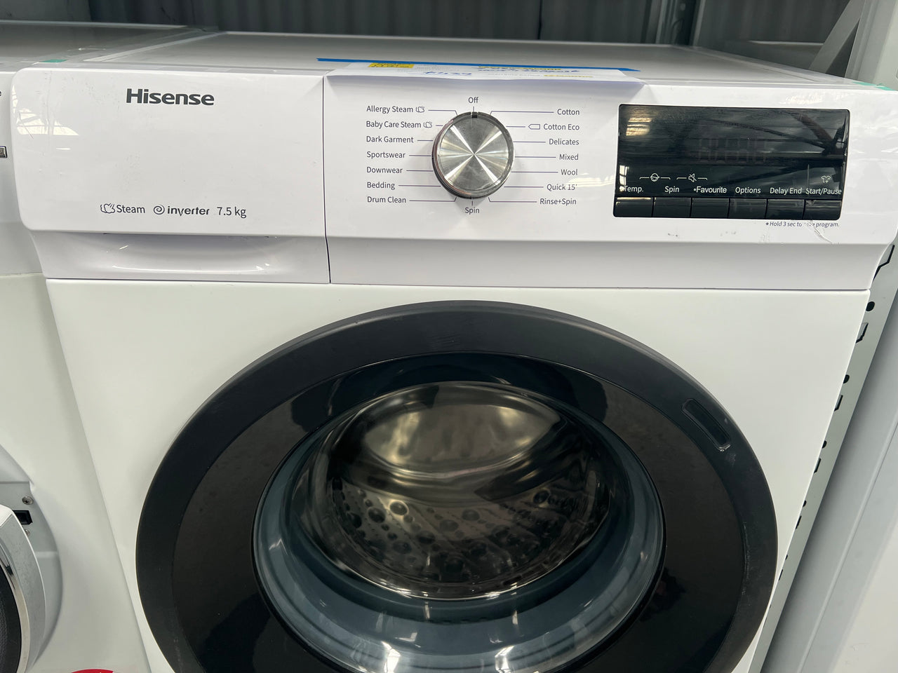 Factory second Hisense 7.5kg Front Load Washer  Model: HWFY7514 - Second Hand Appliances Geebung