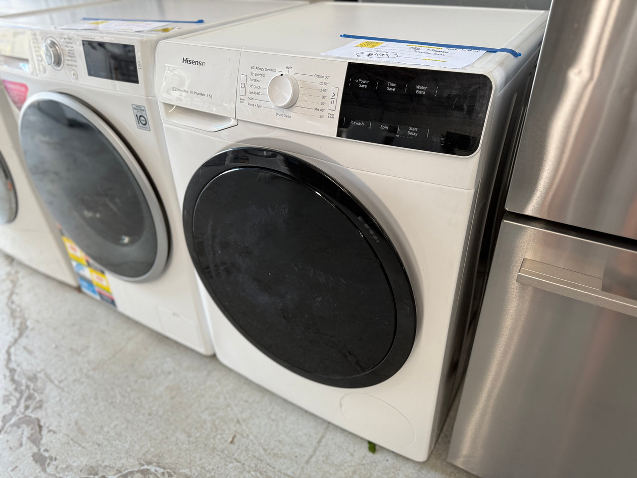 Factory second Hisense 9kg PureStream Front Load Washing Machine HWGE9014 - Second Hand Appliances Geebung