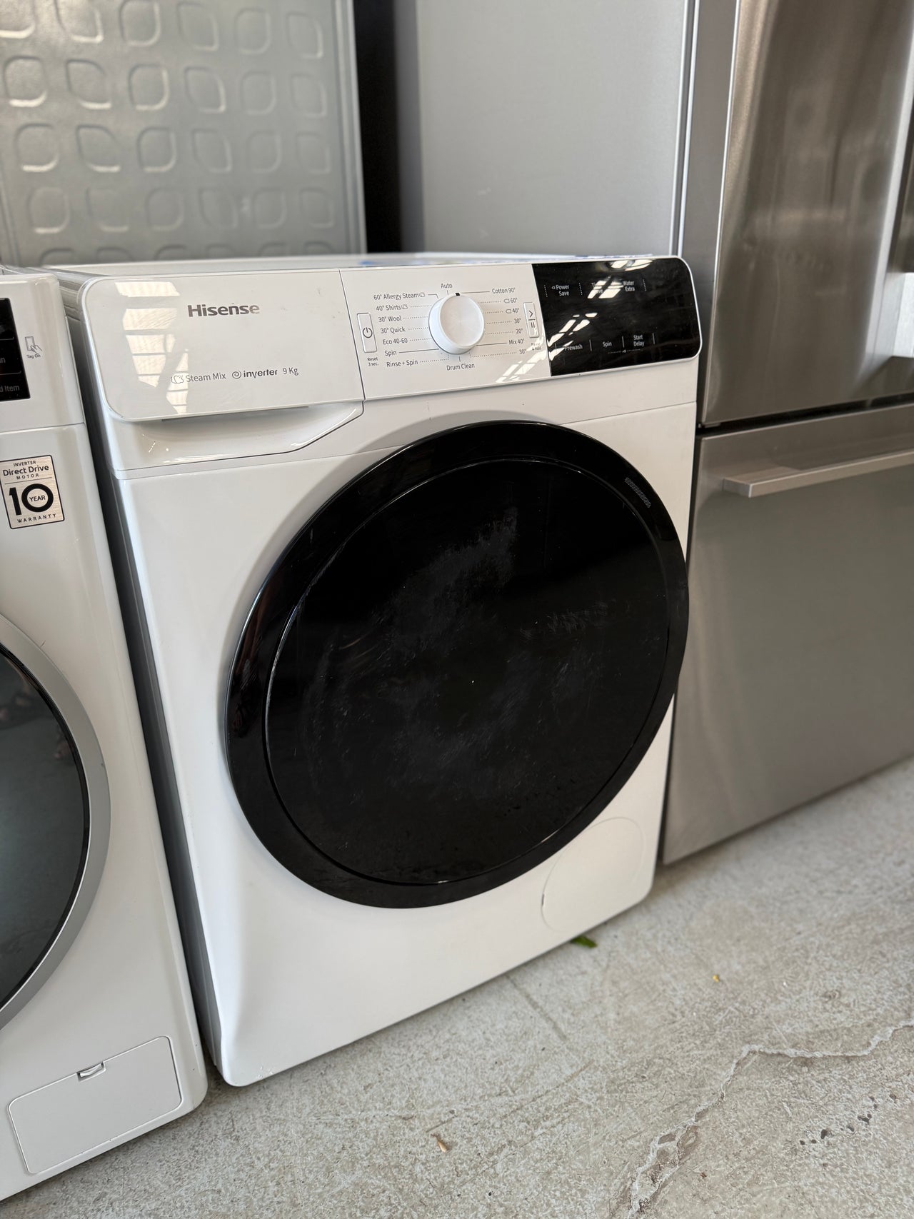 Factory second Hisense 9kg PureStream Front Load Washing Machine HWGE9014 - Second Hand Appliances Geebung