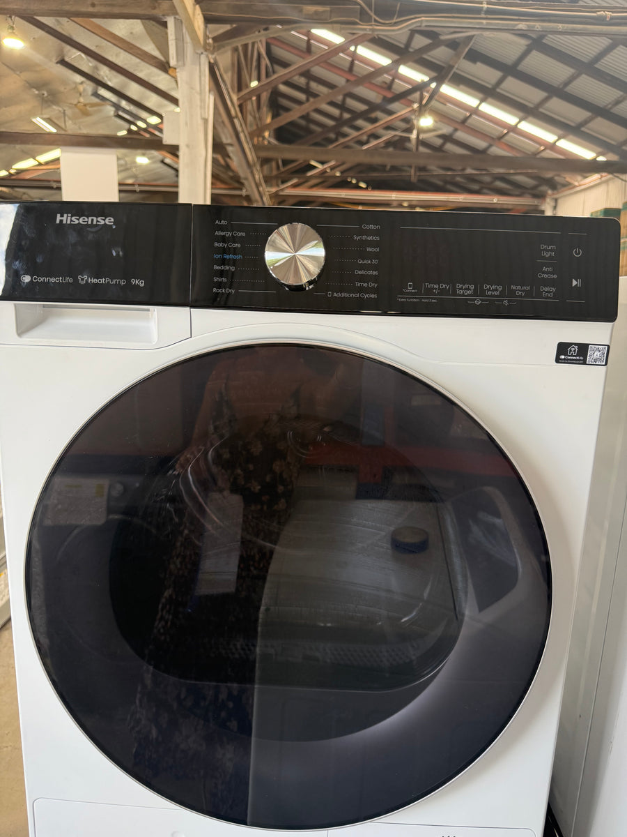 Buy Factory second Hisense HDF5S90H 9kg Series 5 Heat Pump Dryer |  | [product_variant] | Second Hand Appliances Geebung Brisbane