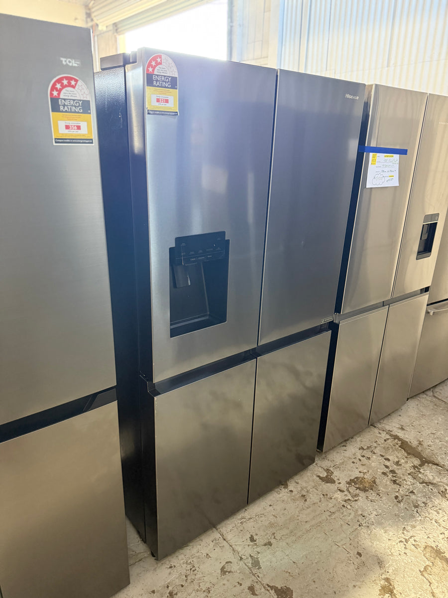 Buy Factory second Hisense HRCD586TBWB 585L PureFlat Eclipse French Door Refrigerator – Dark Stainless Steel |  | [product_variant] | Second Hand Appliances Geebung Brisbane