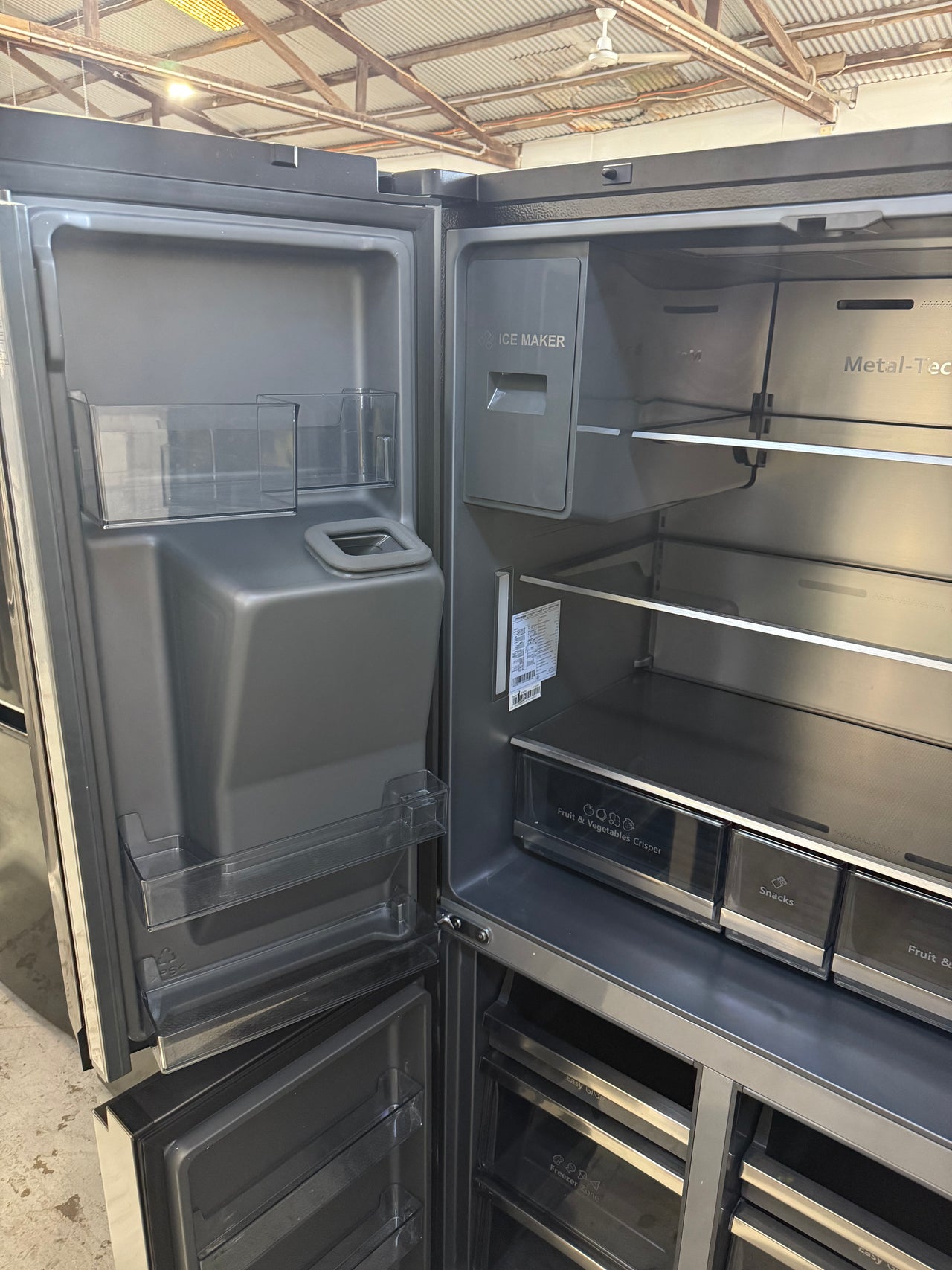 Buy Factory second Hisense HRCD586TBWB 585L PureFlat Eclipse French Door Refrigerator – Dark Stainless Steel |  | [product_variant] | Second Hand Appliances Geebung Brisbane