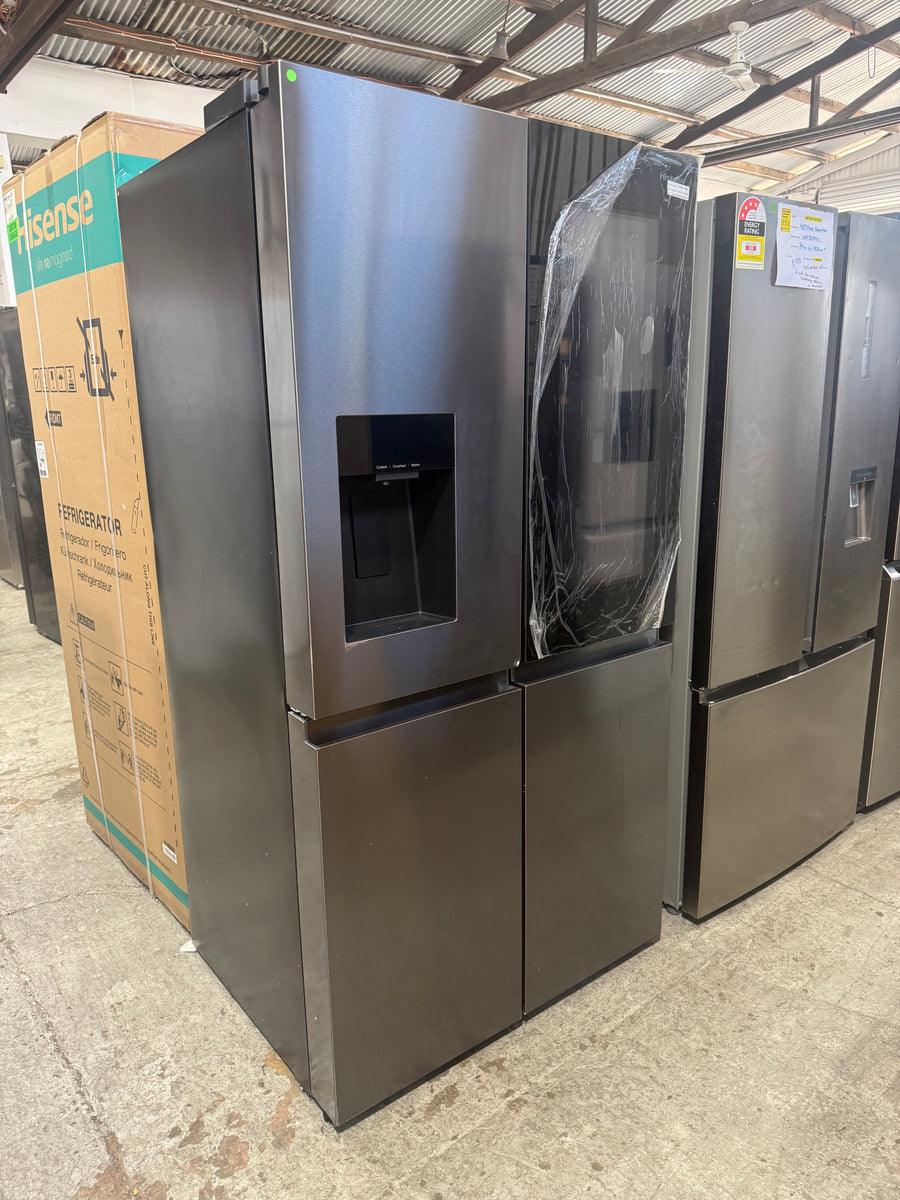 Factory second Hisense HRCD615TBWV 615L PureView French Door Fridge - Second Hand Appliances Geebung