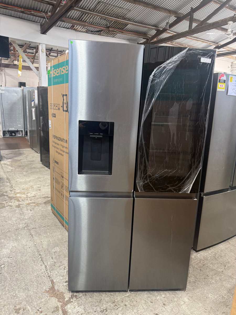 Factory second Hisense HRCD615TBWV 615L PureView French Door Fridge - Second Hand Appliances Geebung
