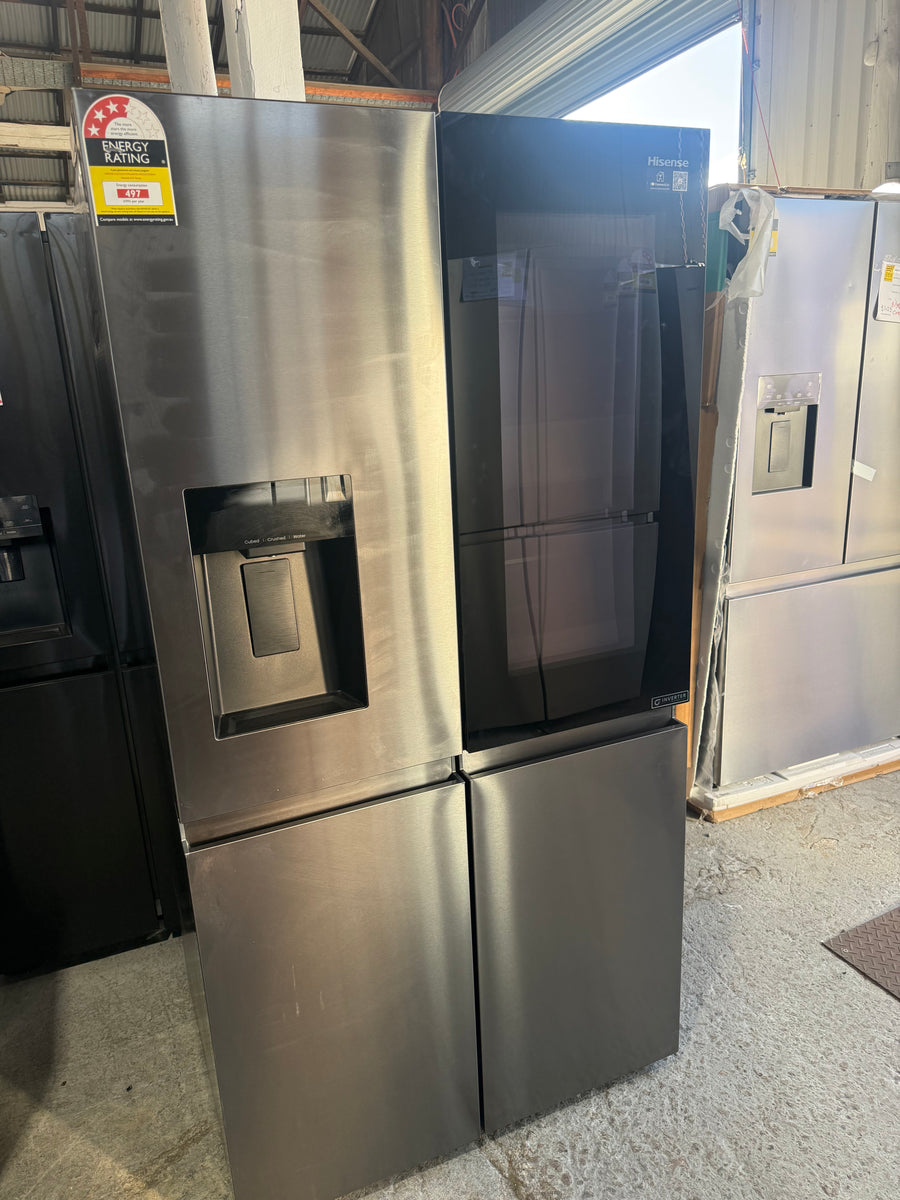 Factory second Hisense HRCD615TBWV 615L PureView French Door Fridge - Second Hand Appliances Geebung