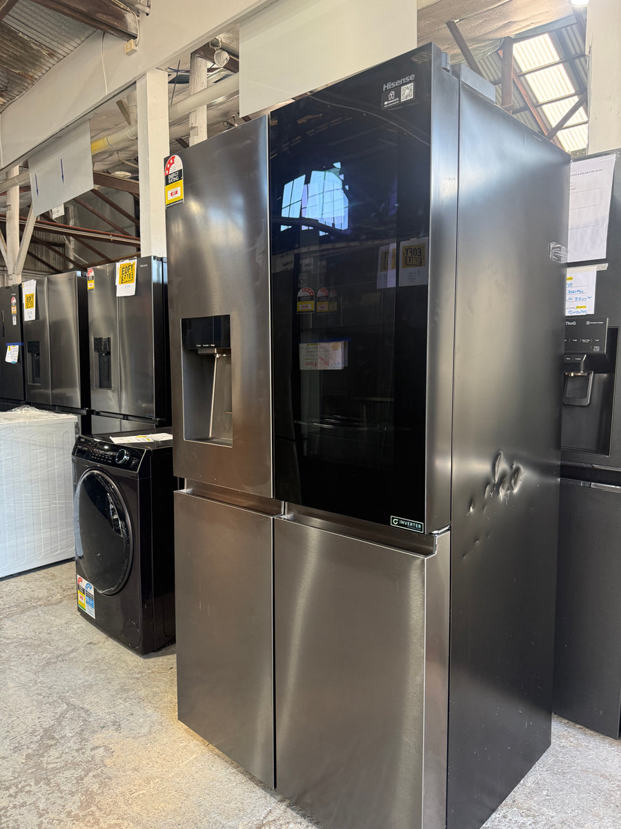 Factory second Hisense HRCD615TBWV 615L PureView French Door Fridge - Second Hand Appliances Geebung