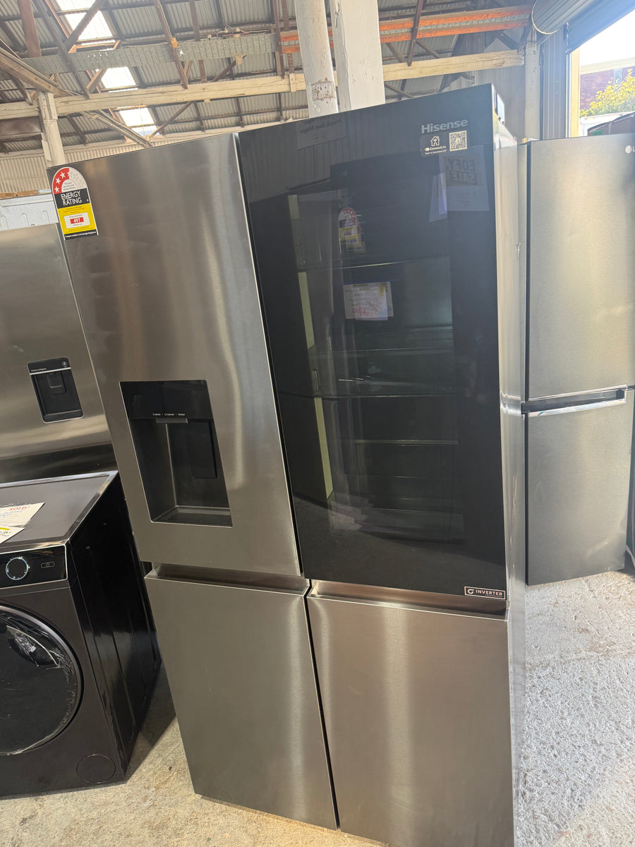 Factory second Hisense HRCD615TBWV 615L PureView French Door Fridge - Second Hand Appliances Geebung