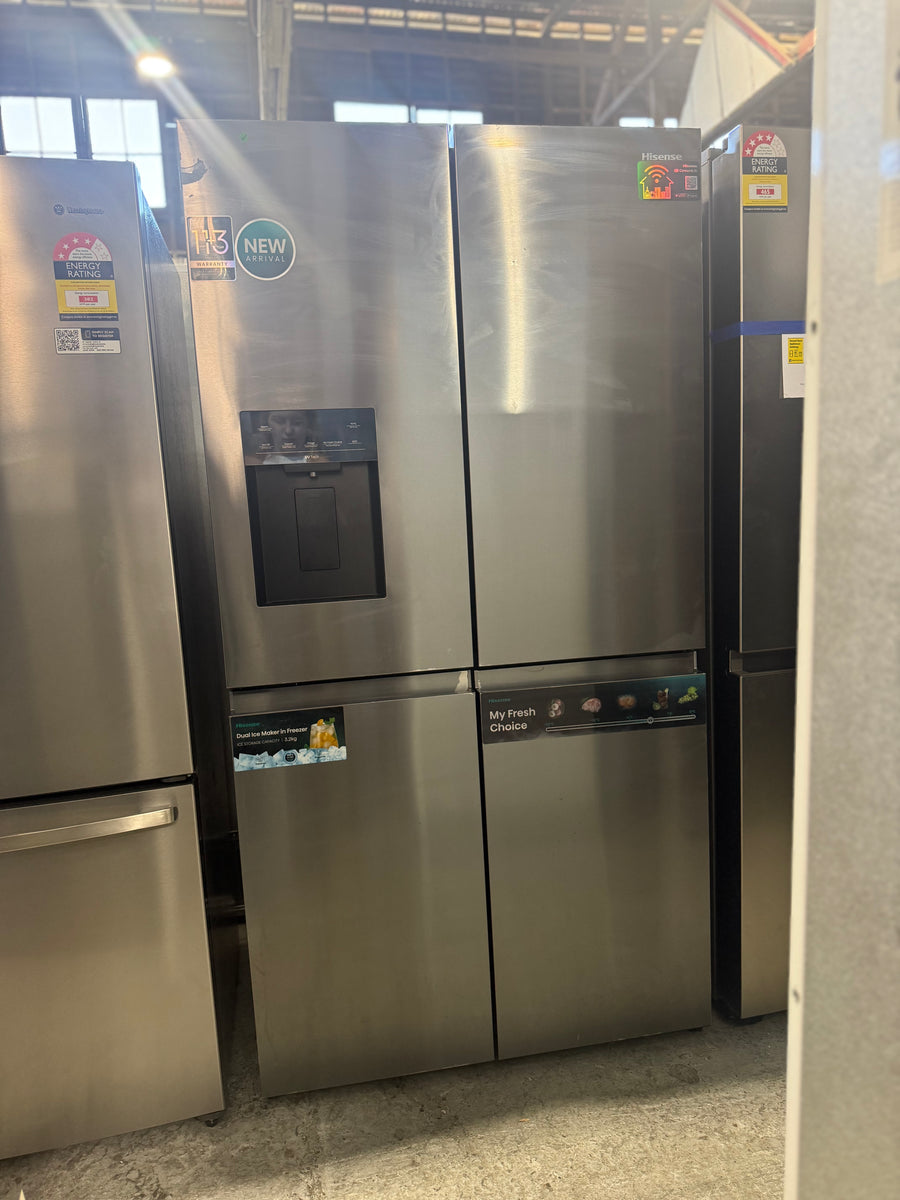 Factory second Hisense HRCD640TBW 640L French Door Refrigerator - Second Hand Appliances Geebung