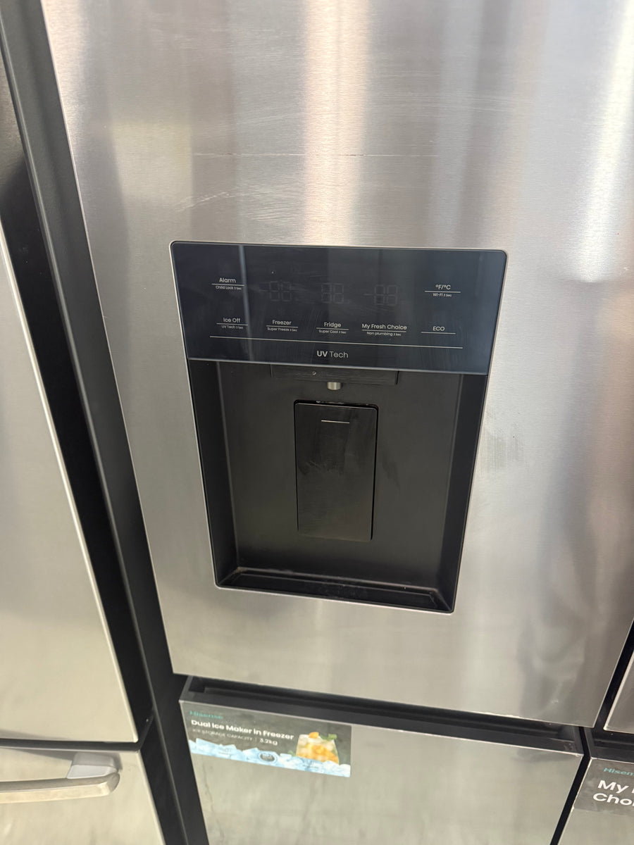 Factory second Hisense HRCD640TBW 640L French Door Refrigerator - Second Hand Appliances Geebung