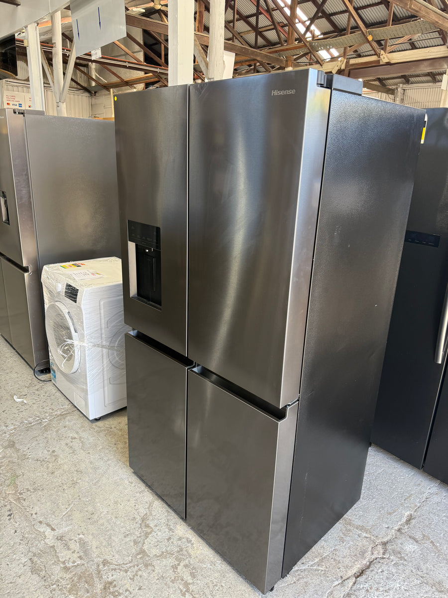 Factory second Hisense HRCD640TBW 640L French Door Refrigerator with non-plumbed ice maker & water dispenser - Second Hand Appliances Geebung