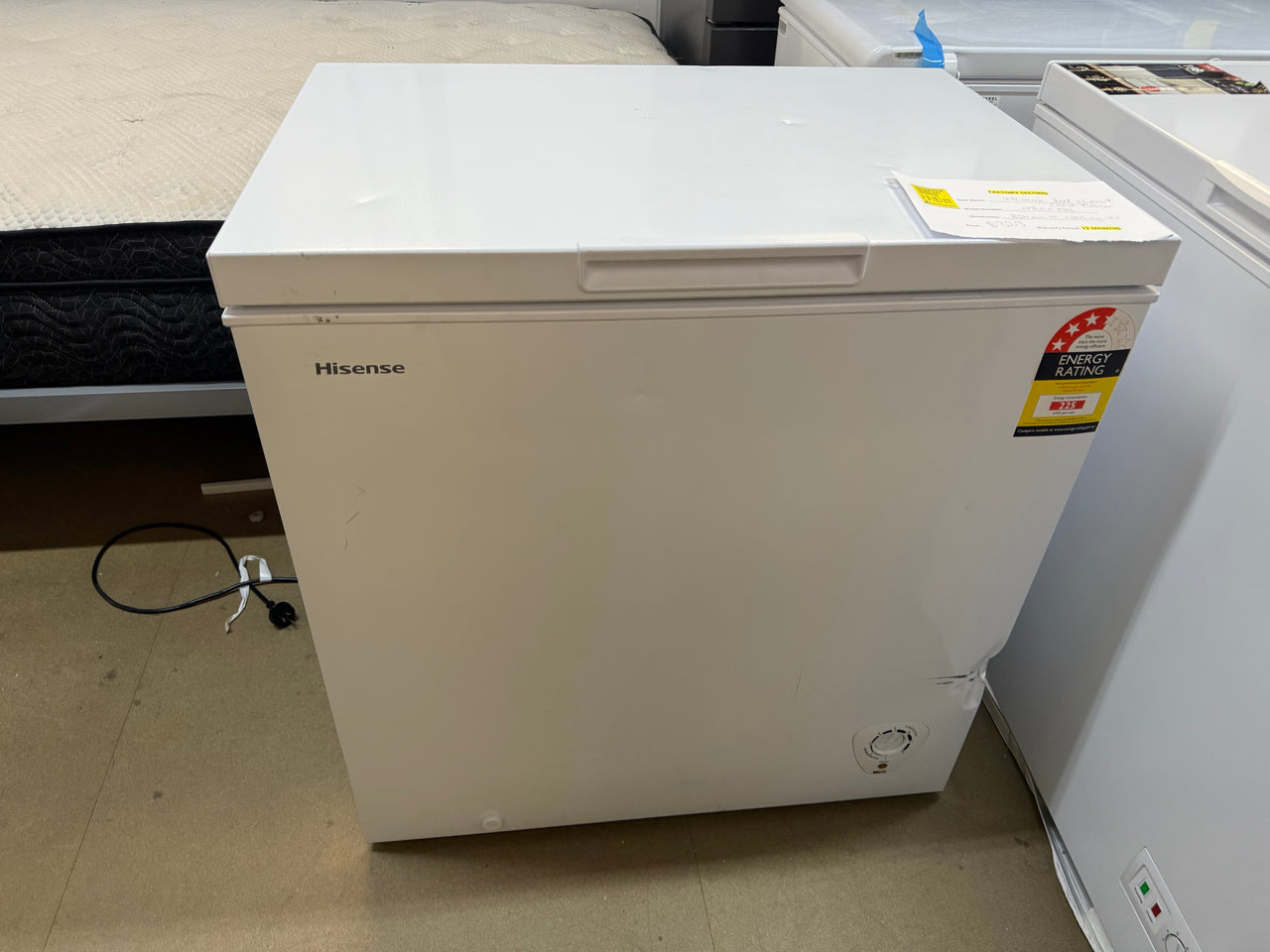 Buy Factory second Hisense HRCF199 200L Hybrid Chest Freezer (White) HRCF199 |  | [product_variant] | Second Hand Appliances Geebung Brisbane