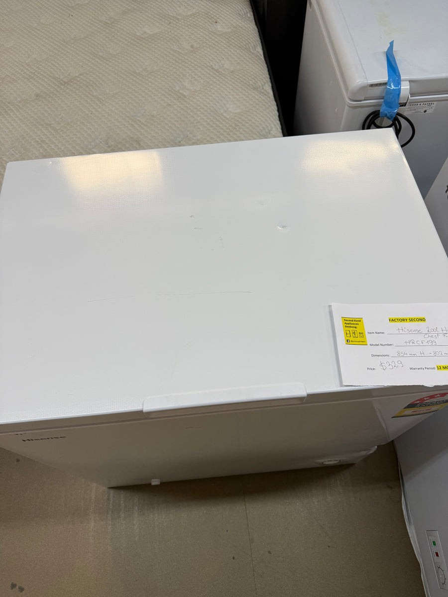 Buy Factory second Hisense HRCF199 200L Hybrid Chest Freezer (White) HRCF199 |  | [product_variant] | Second Hand Appliances Geebung Brisbane