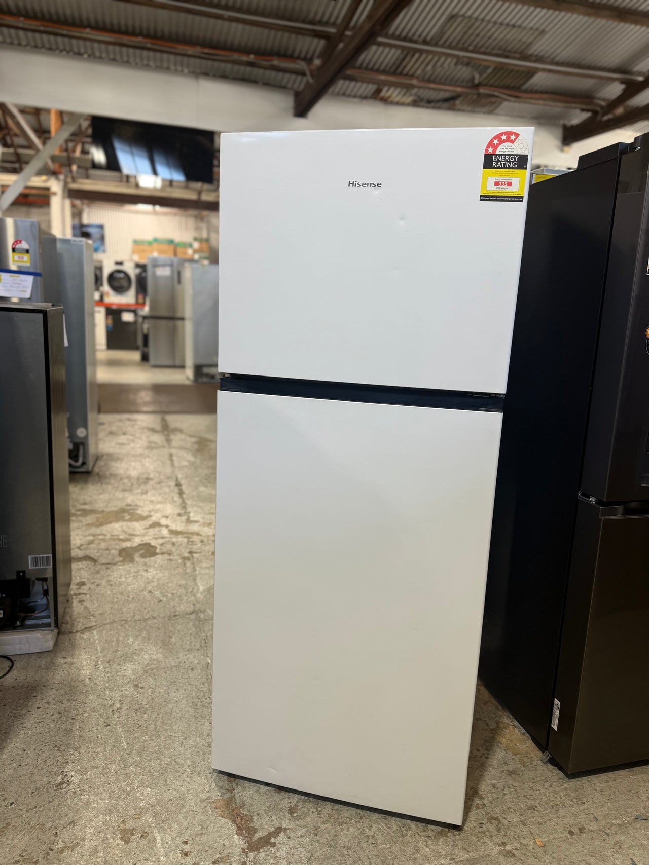 Buy Factory second Hisense HRTF424 424L Top Mount Refrigerator – White |  | [product_variant] | Second Hand Appliances Geebung Brisbane