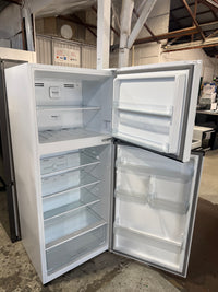 Thumbnail for Factory second Hisense HRTF424 424L Top Mount Refrigerator – White - Second Hand Appliances Geebung