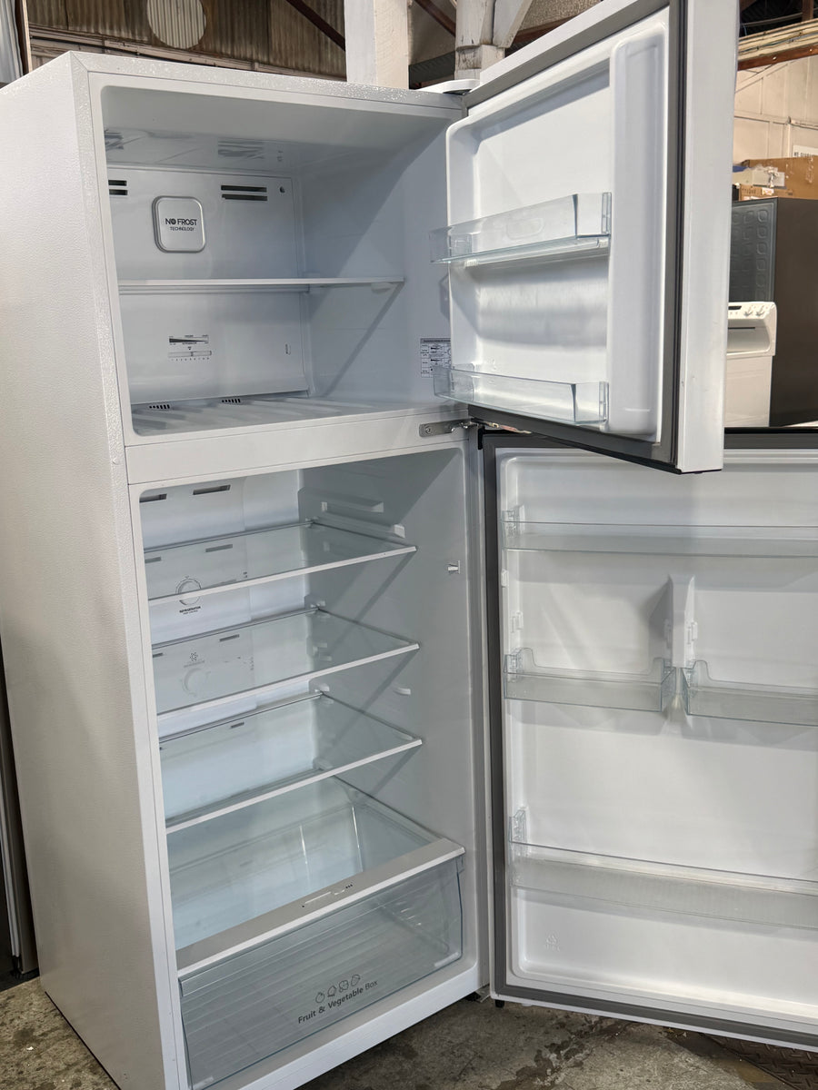 Factory second Hisense HRTF424 424L Top Mount Refrigerator – White - Second Hand Appliances Geebung
