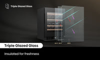 Thumbnail for Factory second Hisense HRWC46B 46-Bottle Dual Zone Wine Cabinet - Second Hand Appliances Geebung