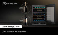 Thumbnail for Factory second Hisense HRWC46B 46-Bottle Dual Zone Wine Cabinet - Second Hand Appliances Geebung